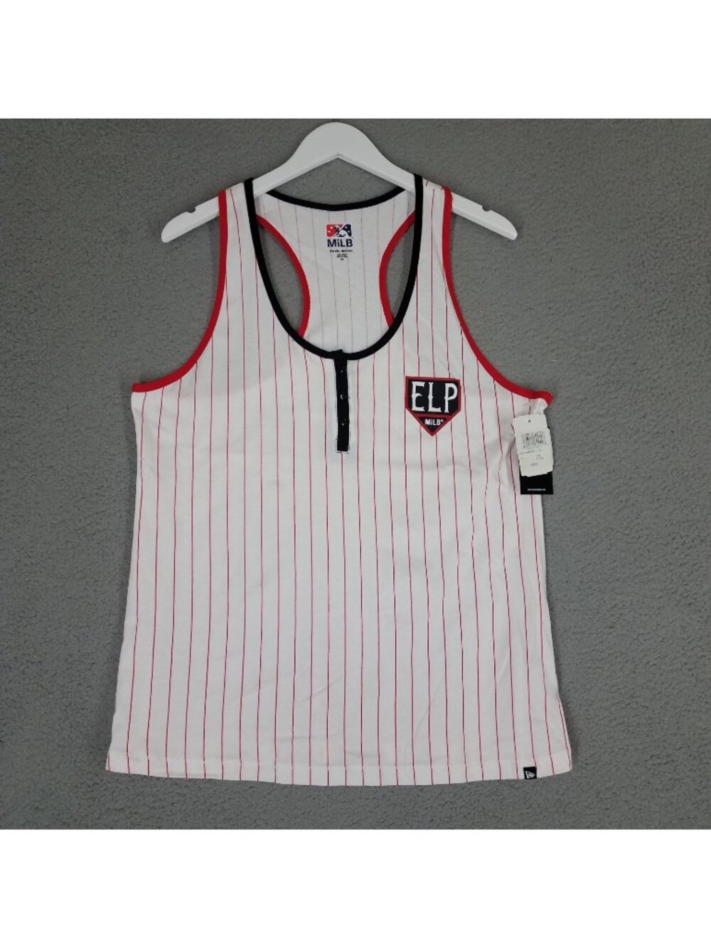 NEW MiLB El Paso Chihuahuas Tank Top Womens 2XL Baseball New Era Racerback White